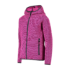 Pile knit-tech jacquard da bambina CMP
