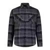 Camicia uomo manica lunga a quadri CMP Titanio