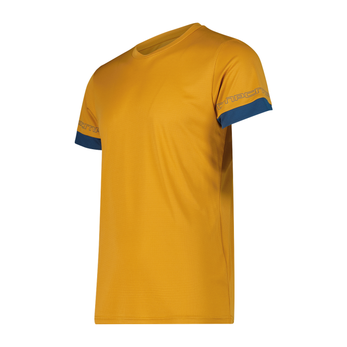 33N6677_R813_C_FOT_ECO T-Shirt Unlimitech Uomo CMP Curcuma