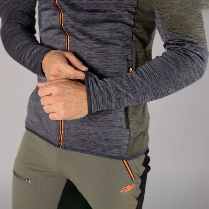 34G1567_U817_05 Pile Uomo Stretch Performance Grid Tech CMP