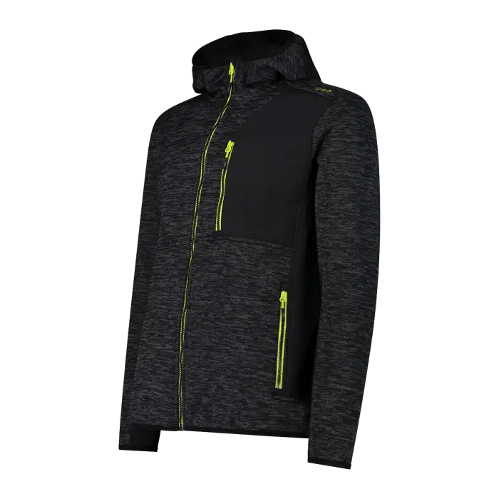 34H2697_U973_C_FOT_ECO Pile Uomo knit-tech jacquard CMP Nero