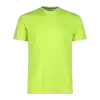 34N5877_E336_A_FOT_ECO_2 T-shirt in light melange stretch da uomo CMP Lime