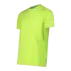 34N5877_E336_C_FOT_ECO_2 T-shirt in light melange stretch da uomo CMP Lime