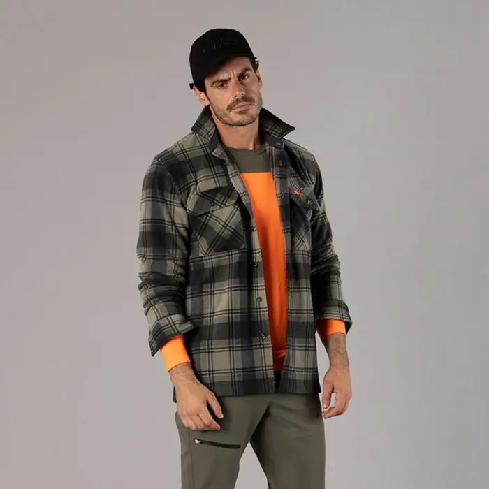 Camicia uomo manica lunga in pile CMP Sage
