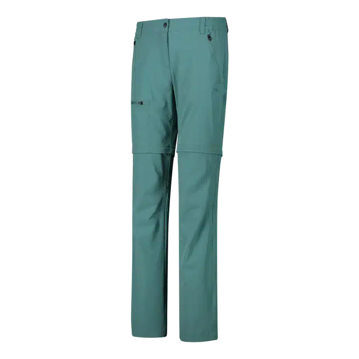 Pantaloni zip off con tasconi laterali Donna CMP Agave