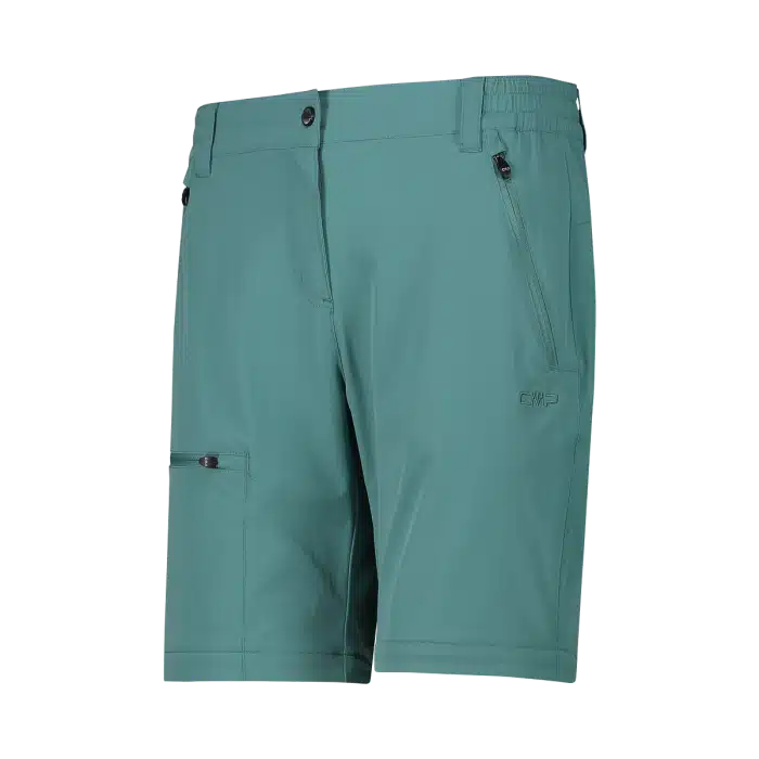 Pantaloni zip off con tasconi laterali Donna CMP Agave