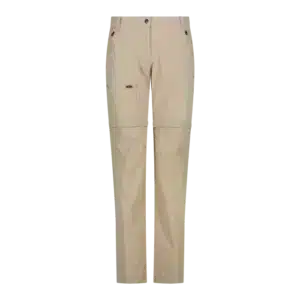 Pantaloni zip off con tasconi laterali Donna CMP Sabbia