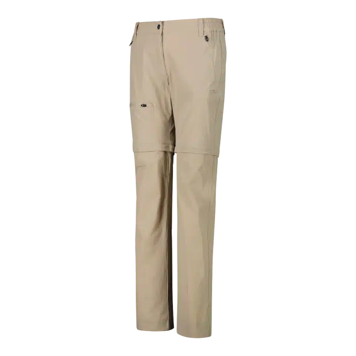 34T5016_P605_C_FOT_ECO Pantaloni zip off con tasconi laterali Donna CMP Sabbia