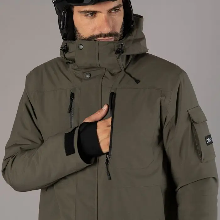 Giacca Uomo in mechanical stretch CMP Olive