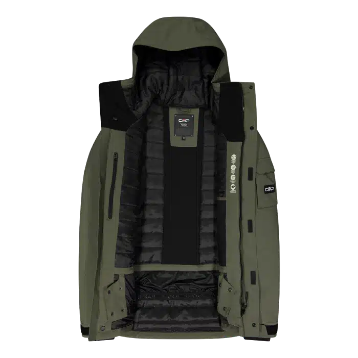 Giacca Uomo in mechanical stretch CMP Olive