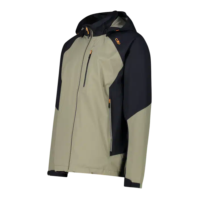 34Z5147_E663_C_FOT_ECO Giacca Uomo impermeabile in ripstop CMP Sage