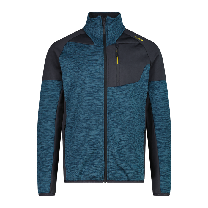 Pile Uomo Grid Tech con zip CMP Nilo Mel