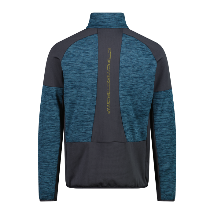 Pile Uomo Grid Tech con zip CMP Nilo Mel