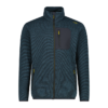 Giacca in Pile Uomo con zip knit-tech CMP Nilo-Antracite