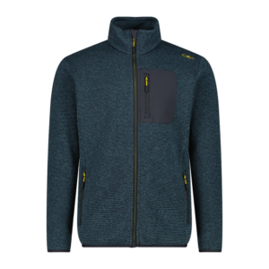 Giacca in Pile Uomo con zip knit-tech CMP Nilo-Antracite