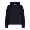 Felpa donna con cappuccio e zip CMP Blu