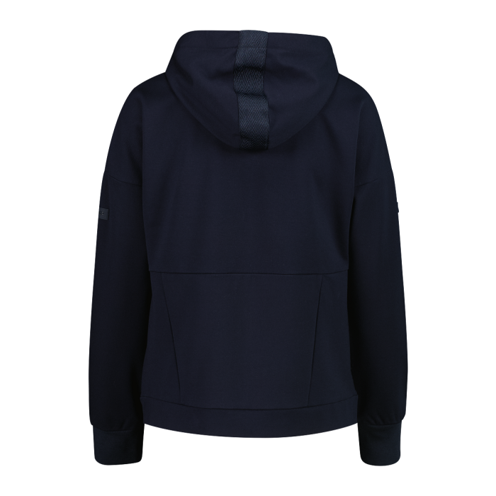Felpa donna con cappuccio e zip CMP Blu