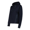 Felpa donna con cappuccio e zip CMP Blu