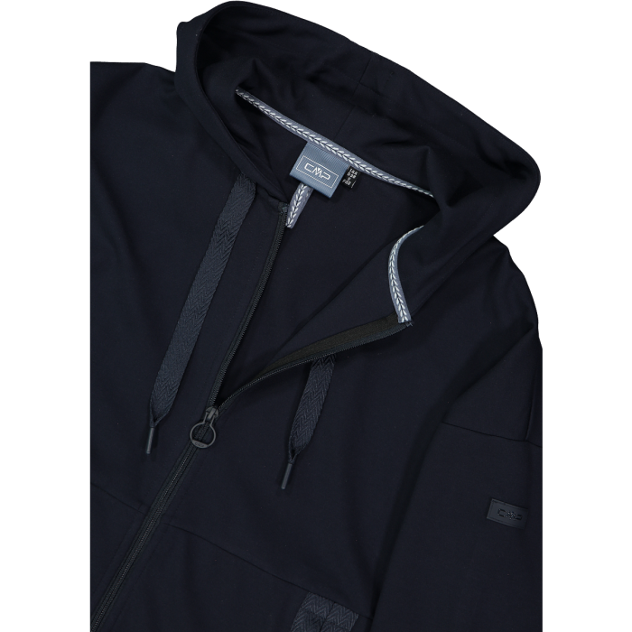 Felpa donna con cappuccio e zip CMP Blu