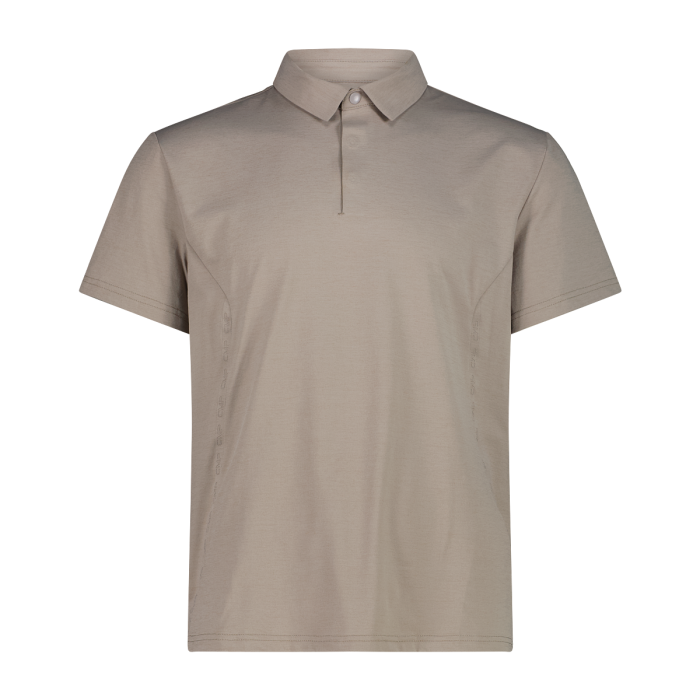 Polo Uomo in compact light poliestere CMP Tortora
