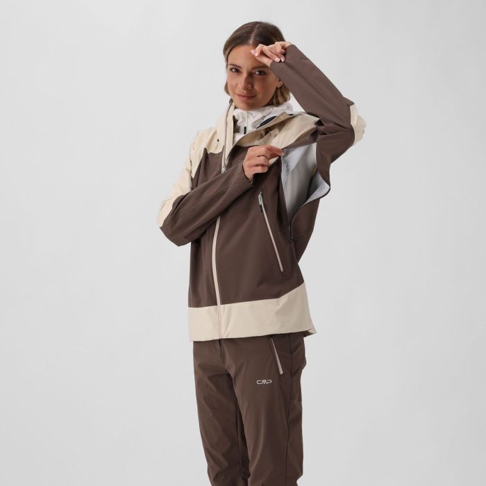 36Z5136_Q957_09 Giacca Guscio a tre strati Donna CMP Toffee