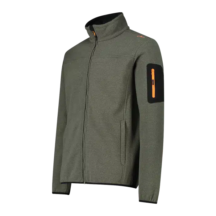 38H2237_E943_C_FOT_ECO Pile da uomo knit-tech Jacquard CMP Olive