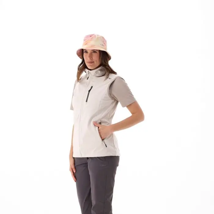 39A5086_A238_05 Gilet Donna in Softshell leggero CMP Vaniglia