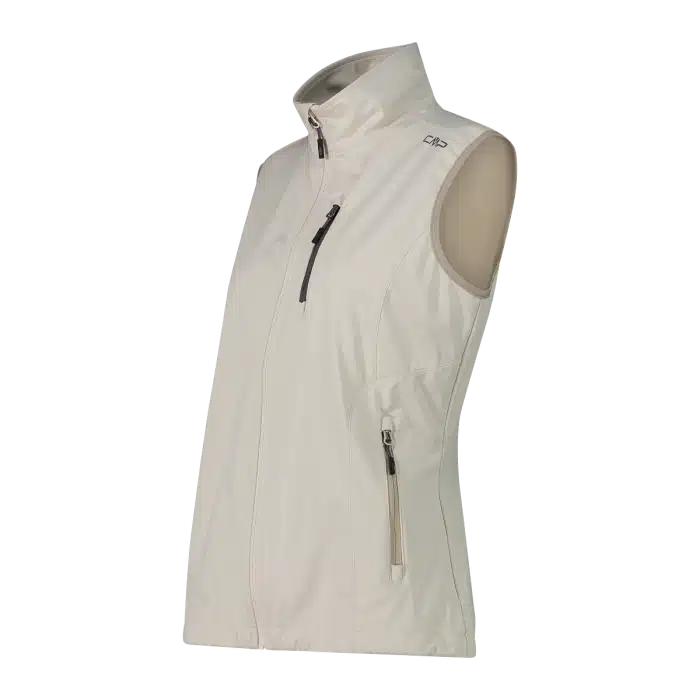 39A5086_A238_C_FOT_ECO_1 Gilet Donna in Softshell leggero CMP Vaniglia