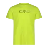 39T7117P_E336_A_FOT_ECO_1 T-Shirt Uomo Logo CMP Lime