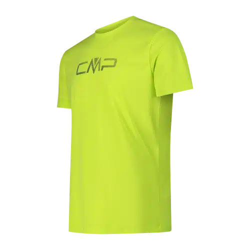 39T7117P_E336_C_FOT_ECO_1 T-Shirt Uomo Logo CMP Lime
