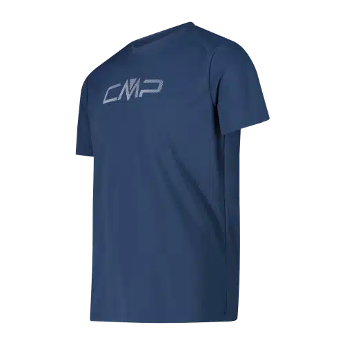 39T7117P_M951_C_FOT_ECO_1 T-Shirt Uomo Logo CMP Bluesteel