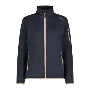 Pile pesante Knit-Tech mèlange Donna CMP Titanio Sesamo