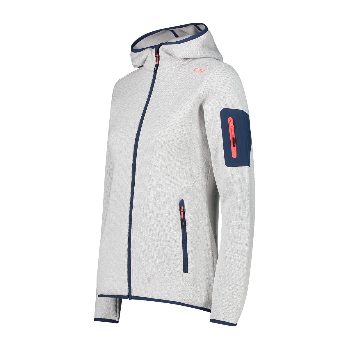 3H19826_08XM_C Pile donna Knit-Tech Mélange Bone CMP