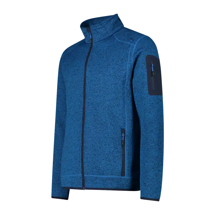 Pile pesante da uomo in knit-tech mélange CMP Blue