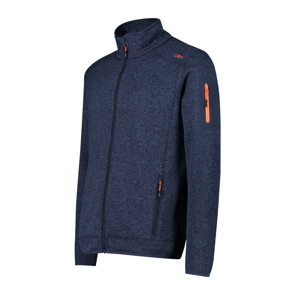 3H60747N_13NM_C Pile Uomo Knit-Tech Mélange Blue CMP