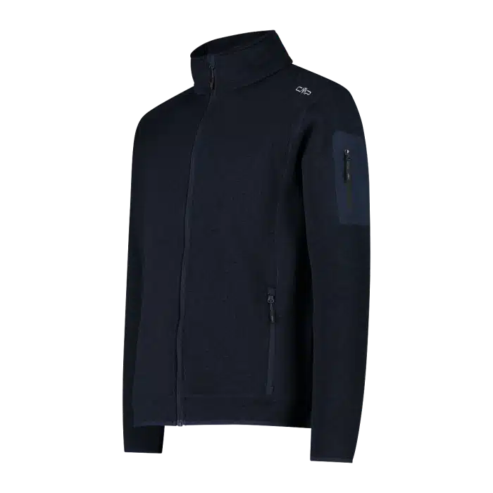 Pile pesante da uomo in knit-tech mélange CMP Zaffiro
