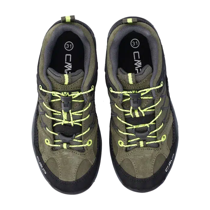 3Q13244_07ES_D_FOT_ECO Scarpa bambini Rigel Low Waterproof con tomaia in pelle CMP Olive