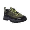 3Q13244_07ES_F_FOT_ECO Scarpa bambini Rigel Low Waterproof con tomaia in pelle CMP Olive