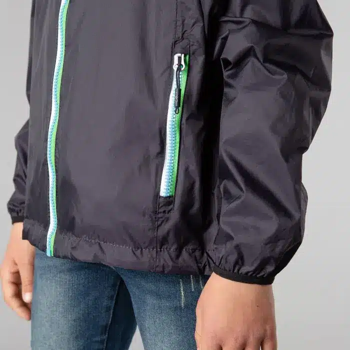 Giacca bambino packable in Ripstop CMP Antracite