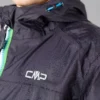 Giacca bambino packable in Ripstop CMP Antracite