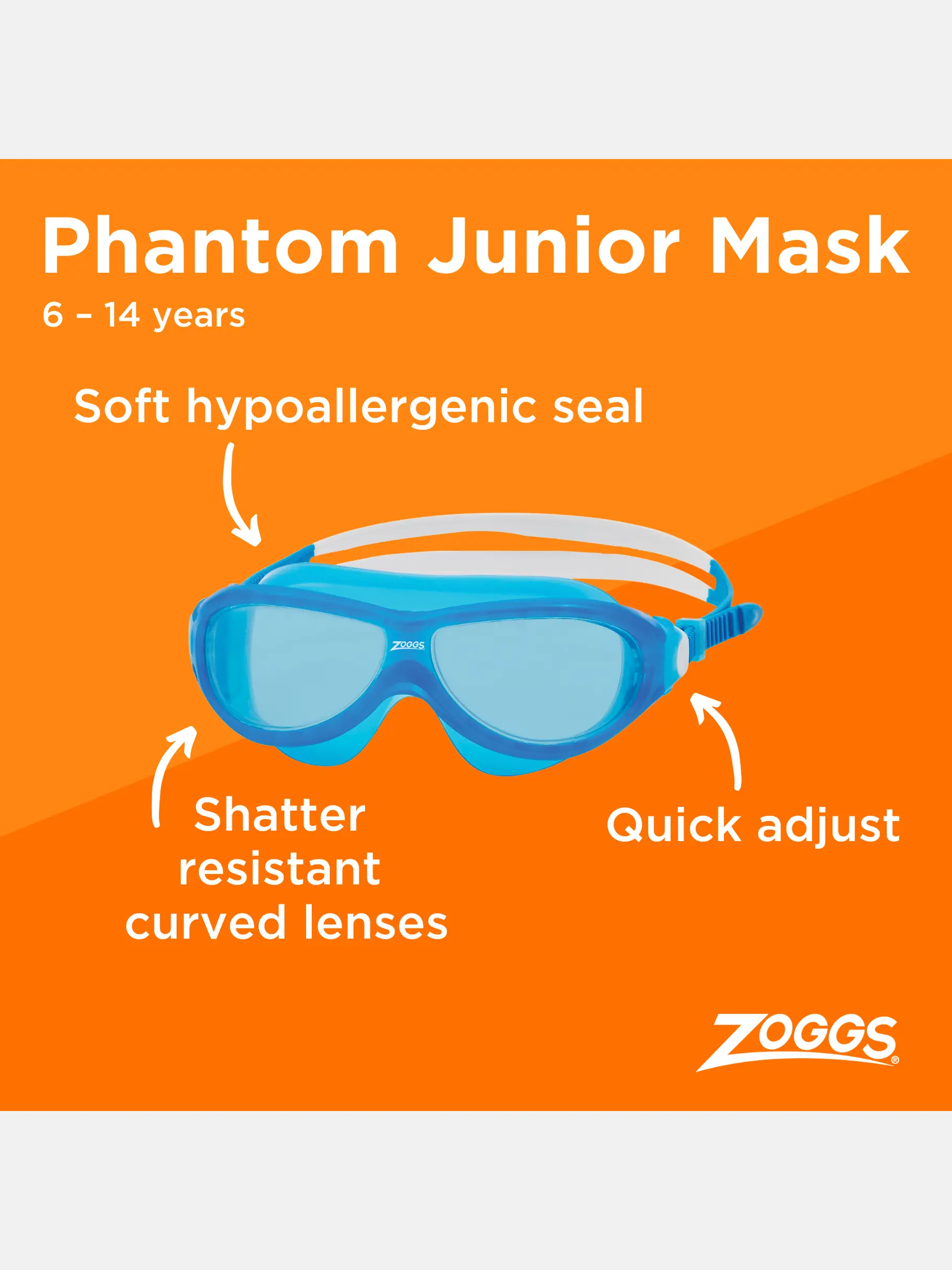 Maschera Phantom Junior ZOGGS