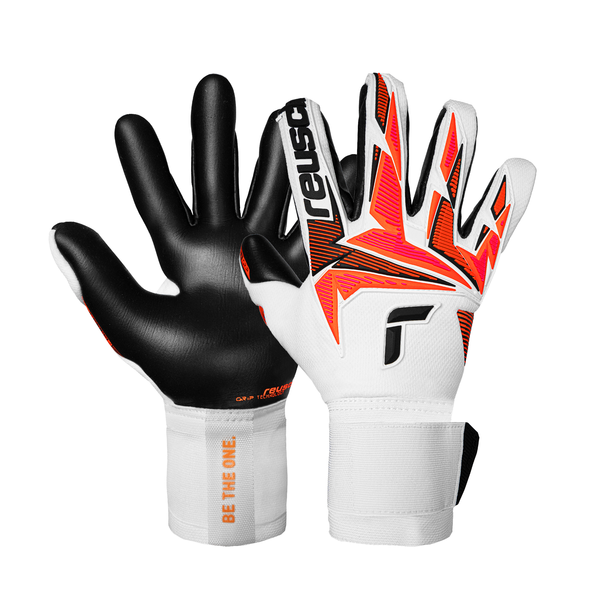 Guanto portiere REUSCH ATTRAKT FREEGEL GOLD X White Orange Black