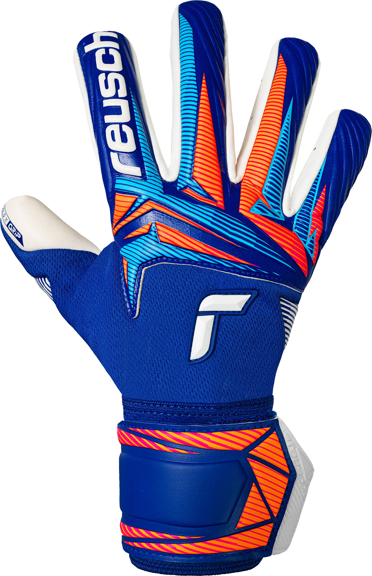 Guanto portiere REUSCH ATTRAKT GOLD X NC Sharp Blu White Orange
