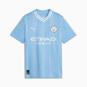 Maglia replica Manchester City FC Home 23/24 Junior
