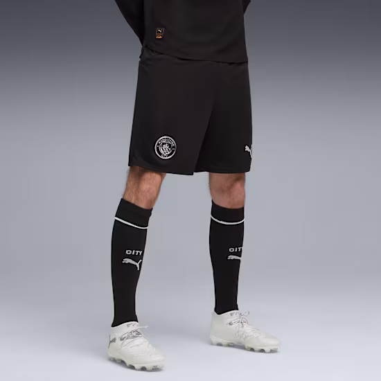 78037502 d Pantaloncini replica Manchester City FC 25/26 Black
