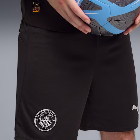 78037502 Pantaloncini replica Manchester City FC 25/26 Black