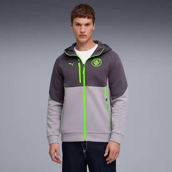 Felpa MANCHESTER CITY PUMATECH 25/26 Galactic Grey