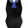 8-00305418177 b Costume donna Placement Laneback SPEEDO Nero/Blu