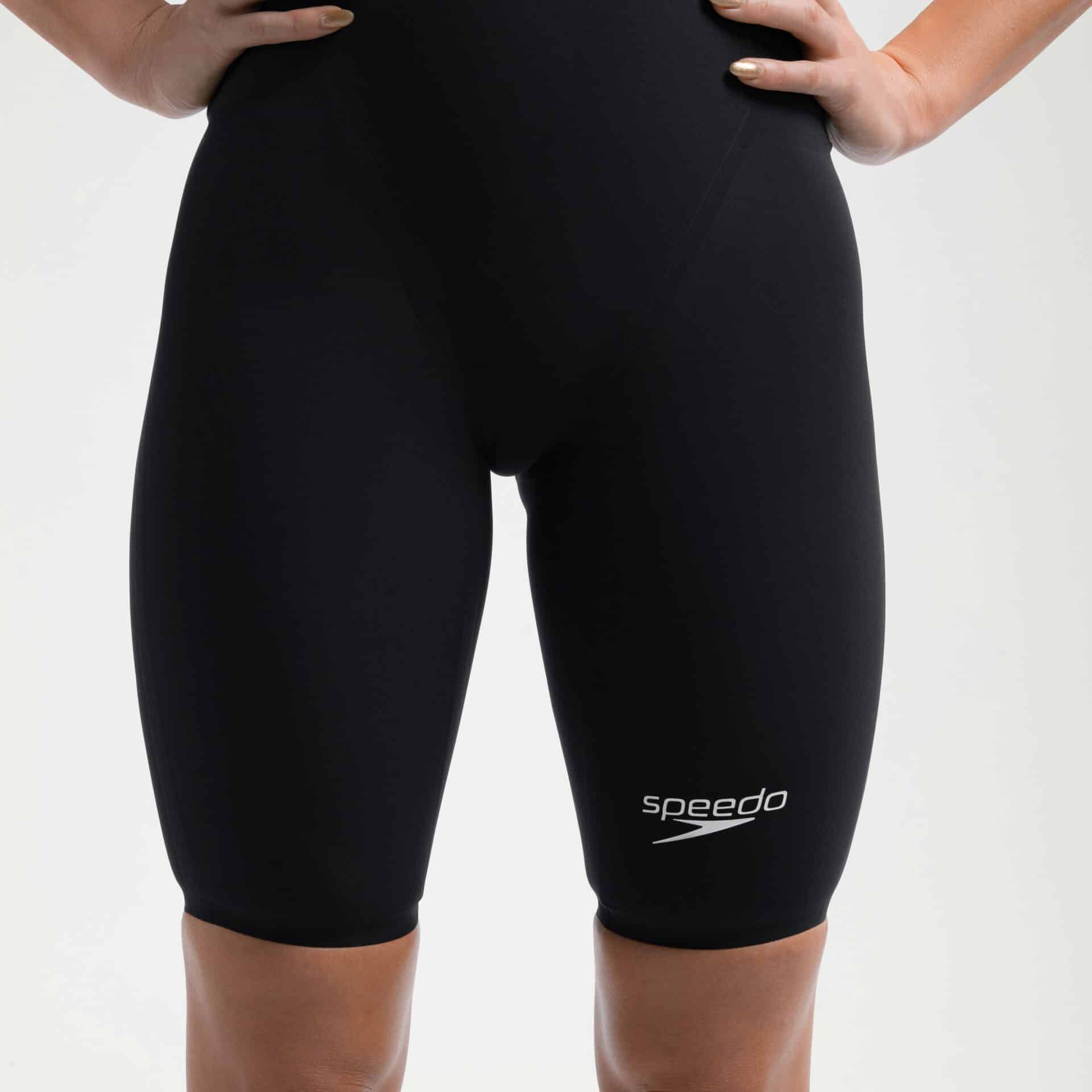 8-158590001-W4 Fastskin LZR Pure Valor 2.0 Openback Kneeskin Donna Nero