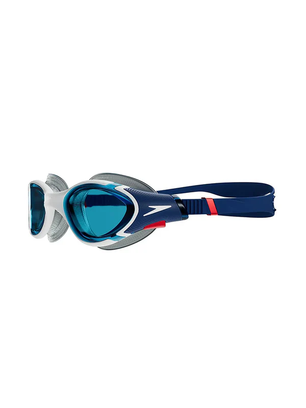 800233214502 B OCCHIALINO nuoto BIOFUSE 2.0 SPEEDO Blu Bianco Rosso